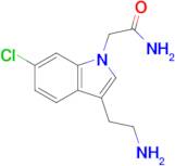 2-(3-(2-Aminoethyl)-6-chloro-1h-indol-1-yl)acetamide