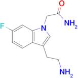 2-(3-(2-Aminoethyl)-6-fluoro-1h-indol-1-yl)acetamide