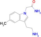2-(3-(2-Aminoethyl)-5-methyl-1h-indol-1-yl)acetamide