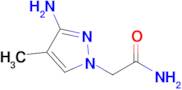 2-(3-Amino-4-methyl-1h-pyrazol-1-yl)acetamide