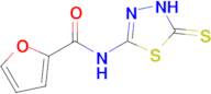 N-(4,5-Dihydro-5-thioxo-1,3,4-thiadiazol-2-yl)-2-furancarboxamide