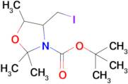 Tert-butyl 4-(iodomethyl)-2,2,5-trimethyloxazolidine-3-carboxylate