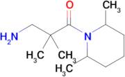 3-Amino-1-(2,6-dimethylpiperidin-1-yl)-2,2-dimethylpropan-1-one