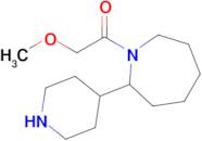 2-Methoxy-1-(2-(piperidin-4-yl)azepan-1-yl)ethan-1-one