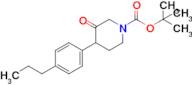 Tert-butyl 3-oxo-4-(4-propylphenyl)piperidine-1-carboxylate