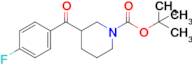 Tert-butyl 3-(4-fluorobenzoyl)piperidine-1-carboxylate