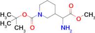 Tert-butyl 3-(1-amino-2-methoxy-2-oxoethyl)piperidine-1-carboxylate