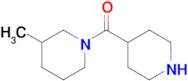 (3-Methylpiperidin-1-yl)(piperidin-4-yl)methanone