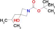 Tert-butyl 3-hydroxy-3-isobutylazetidine-1-carboxylate