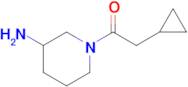 1-(3-Aminopiperidin-1-yl)-2-cyclopropylethan-1-one