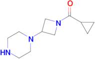 Cyclopropyl(3-(piperazin-1-yl)azetidin-1-yl)methanone