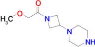 2-Methoxy-1-(3-(piperazin-1-yl)azetidin-1-yl)ethan-1-one