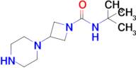 n-(Tert-butyl)-3-(piperazin-1-yl)azetidine-1-carboxamide