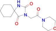 3-(2-Morpholino-2-oxoethyl)-1,3-diazaspiro[4.5]decane-2,4-dione