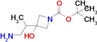 Tert-butyl 3-(1-aminopropan-2-yl)-3-hydroxyazetidine-1-carboxylate