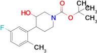 Tert-butyl 4-(5-fluoro-2-methylphenyl)-3-hydroxypiperidine-1-carboxylate