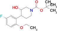 Tert-butyl 4-(2-ethoxy-5-fluorophenyl)-3-hydroxypiperidine-1-carboxylate