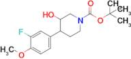 Tert-butyl 4-(3-fluoro-4-methoxyphenyl)-3-hydroxypiperidine-1-carboxylate