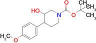 Tert-butyl 3-hydroxy-4-(4-methoxyphenyl)piperidine-1-carboxylate