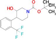 Tert-butyl 3-hydroxy-4-(2-(trifluoromethyl)phenyl)piperidine-1-carboxylate