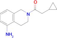 1-(5-Amino-3,4-dihydroisoquinolin-2(1h)-yl)-2-cyclopropylethan-1-one