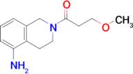 1-(5-Amino-3,4-dihydroisoquinolin-2(1h)-yl)-3-methoxypropan-1-one