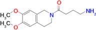 4-Amino-1-(6,7-dimethoxy-3,4-dihydroisoquinolin-2(1h)-yl)butan-1-one