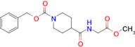 Benzyl 4-((2-methoxy-2-oxoethyl)carbamoyl)piperidine-1-carboxylate