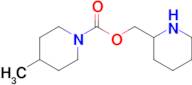 Piperidin-2-ylmethyl 4-methylpiperidine-1-carboxylate