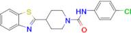 4-(Benzo[d]thiazol-2-yl)-N-(4-chlorophenyl)piperidine-1-carboxamide