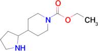 Ethyl 4-(pyrrolidin-2-yl)piperidine-1-carboxylate