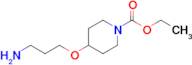 Ethyl 4-(3-aminopropoxy)piperidine-1-carboxylate