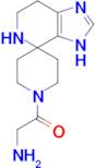2-Amino-1-(3,5,6,7-tetrahydrospiro[imidazo[4,5-c]pyridine-4,4'-piperidin]-1'-yl)ethan-1-one