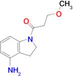 1-(4-Aminoindolin-1-yl)-3-methoxypropan-1-one