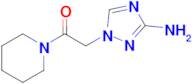 2-(3-Amino-1h-1,2,4-triazol-1-yl)-1-(piperidin-1-yl)ethan-1-one