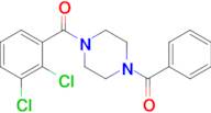 (4-Benzoylpiperazin-1-yl)(2,3-dichlorophenyl)methanone