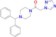 1-(4-Benzhydrylpiperazin-1-yl)-2-(1h-1,2,4-triazol-1-yl)ethan-1-one