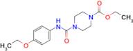 Ethyl 4-((4-ethoxyphenyl)carbamoyl)piperazine-1-carboxylate