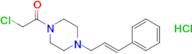 2-Chloro-1-(4-cinnamylpiperazin-1-yl)ethan-1-one hydrochloride