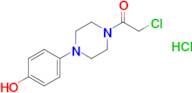 2-Chloro-1-(4-(4-hydroxyphenyl)piperazin-1-yl)ethan-1-one hydrochloride