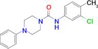n-(3-Chloro-4-methylphenyl)-4-phenylpiperazine-1-carboxamide
