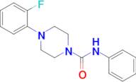 4-(2-Fluorophenyl)-N-phenylpiperazine-1-carboxamide