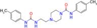 n-(P-tolyl)-4-(2-(3-(p-tolyl)ureido)ethyl)piperazine-1-carboxamide