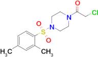 2-Chloro-1-(4-((2,4-dimethylphenyl)sulfonyl)piperazin-1-yl)ethan-1-one