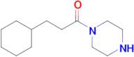 3-Cyclohexyl-1-(piperazin-1-yl)propan-1-one