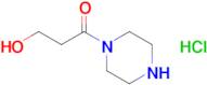 3-Hydroxy-1-(piperazin-1-yl)propan-1-one hydrochloride