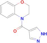 (2,3-Dihydro-4h-benzo[b][1,4]oxazin-4-yl)(1h-pyrazol-4-yl)methanone