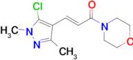 (E)-3-(5-Chloro-1,3-dimethyl-1h-pyrazol-4-yl)-1-morpholinoprop-2-en-1-one