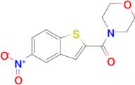 Morpholino(5-nitrobenzo[b]thiophen-2-yl)methanone