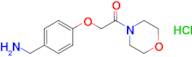 2-(4-(Aminomethyl)phenoxy)-1-morpholinoethan-1-one hydrochloride